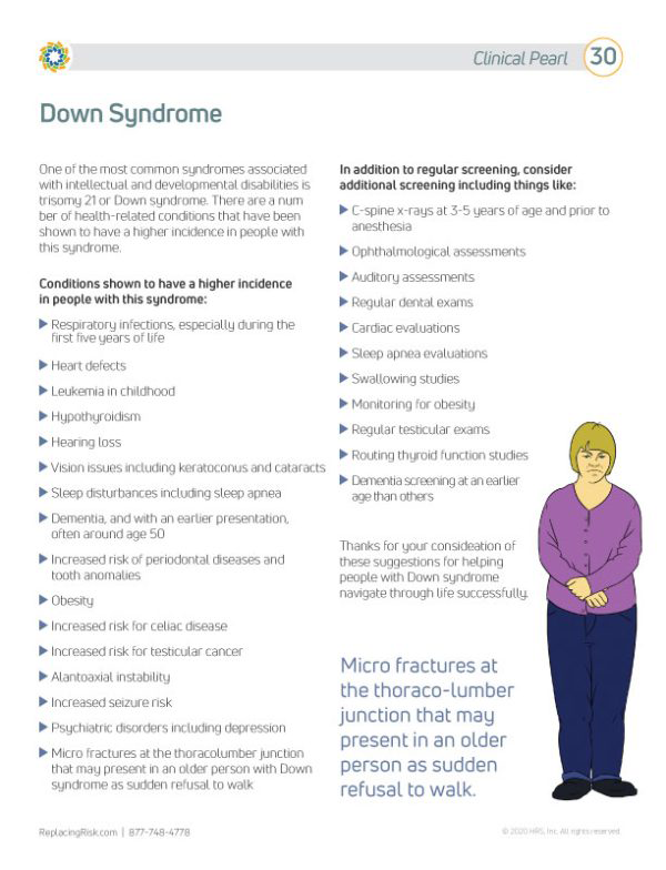 Clinical Pearl #30 - Down Syndrome