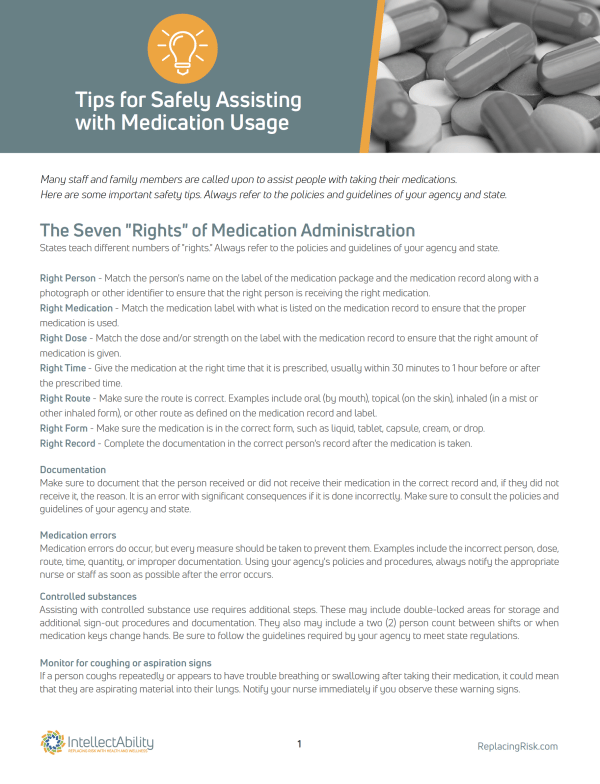 Tips for Safely Assisting with Medication Usage